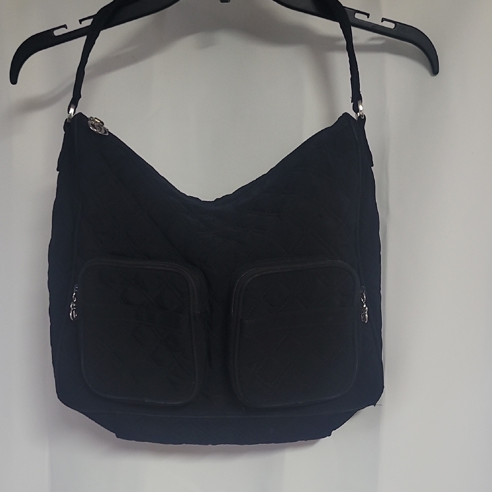 Black Quilted Shoulder Bag